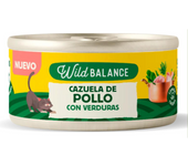 1 x 80 gr Wild Balance Cazuela con Pollo y Verduras para Gatos