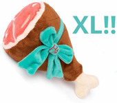 Fuzzyard Peluche Gigante de Jamón para Perros en Navidad 30 x 15 x 15 cm