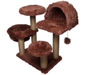 Catshion Katy Árbol Rascador con Cueva Canela para gatos