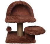 Catshion Susy Poste Rascador con Cueva Canela para gatos