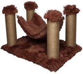 Catshion Nube Rascador con Hamaca Canela para gatos