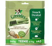 43 barritas Greenies Teenie Snacks Dentales Naturales para perros toy