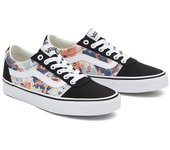 Zapatillas vans ward wate mujer negro estampado
