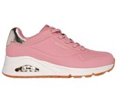 Zapatillas skechers uno rose durabuck , ros mujer