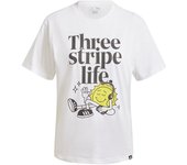 Camiseta adidas positivity graphic mujer blanco
