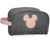 Estuche disney 2c mickey studs negro