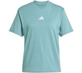 Camiseta adidas 3 bandas sj mujer azul/ blanco