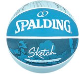 Pelota de baloncesto sketch dribble rubber azul