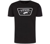 Camiseta vans mn full patch negro/blanco hombre