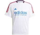 Camiseta adidas tiro nations pack hombre blanco
