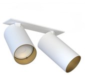 Regleta de techo empotrable mono surface (2 luces)
