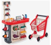 Caja de supermercado + carrito ECOIFFIER multicolor