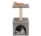 vidaXL Rascador Para Gatos Con Poste De Sisal 55 Cm Gris