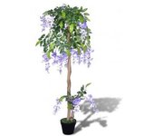 vidaXL Glicina Artificial En Maceta De 120 Cm De Alto
