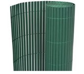 vidaXL Valla De Jardín De Doble Cara Pvc Verde 90x300 Cm