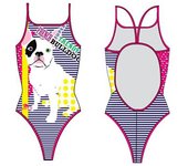 Turbo Traje De Baño Bulldog Navy 2XL female