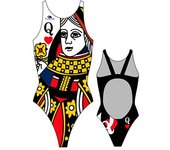 Turbo Traje De Baño Queen Of Hearts Multicoloured 5XL female