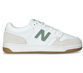 New Balance - Zapatilla 480, Unisex, White, 9 USA