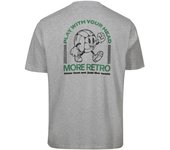Meteora - Camiseta Retro Ball, Hombre, Grey, L