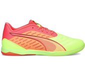 Puma - Zapatilla de fútbol sala Ibero IV, Unisex, Fizzy Apple-Sunset Glow-Black, 9.5 UK