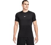 Nike - Camiseta Pro, Hombre, Black-White, L