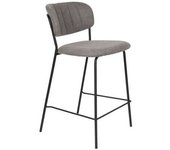 White label Silla de bar de tela gris