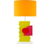 Mauro Ferretti Lámpara de madera verde 30x60,5 cm