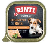 Rinti Bol Finest cómida húmeda para perros 44 x 150 g - Puro ave y arroz