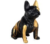 Adm - escultura de resina 'bulldog francés sentado'