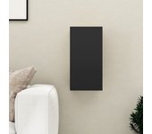 Mueble para tv | mueble de salón | mesa de tv de madera contrachapada negro 30,5x30x60 cm cfw11568