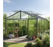 311 x 534 cm invernadero, aluminio, incl. set - pro 1