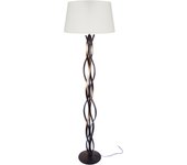 Farola tosel ondas tela columna bronce d45 x h170 cm
