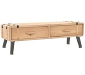 Mueble para tv | mueble de salón | mesa de tv madera maciza de abeto 120x33x35 cm cfw87483