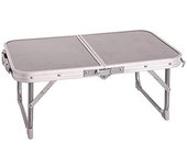 Tienda eurasia® mesa plegable de camping/picnic, aluminio, con asa, gris, 56 x 34 x 22 cm