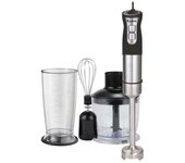 Batidora varilla 1000w con accesorio levanta claras y picadora