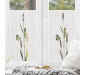 Lámina para ventana vinilo privacidad ventana 40 x 80 cm vinilo ventanas intimidad estático vinilo opaco esmerilado 114 baño cocina