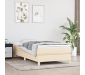 Somier crema 90x200 cm tela