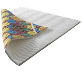 Topper sobrecolchón viscoelástica tourmalina 4d 135x190 cm ecode