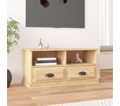 Mueble para tv | mueble de salón | mesa de tv madera contrachapada roble sonoma 93x35,5x45 cm cfw36783
