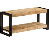 Mueble para la tv | mueble de salón | mesa de tv madera maciza de mango 90x30x40 cm cfw89620