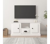 Mueble para tv | mueble de salón | mesa de tv madera contrachapada blanco 100x35,5x45 cm cfw31351