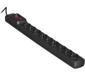 Activejet acj combo 9gn 3m regleta negra con cable