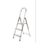 Escalera unica aluminio 3 peldaños
