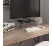 Soporte para tv | mueble de salón | mesa de tv/elevador monitor cristal claro 40x25x11 cm cfw73984