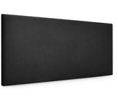 Dhome cabecero de tela aqualine liso 110x50cm camas 105 - negro