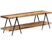 Mueble para tv | mueble de salón | mesa de tv de madera maciza de mango 160x40x50 cm cfw40752