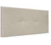 Dhome cabecero de lino natural con botones 105x50cm camas 105 - beige