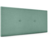 Dhome cabecero de tela liso con botones 105x50cm camas 105 - verde agua