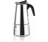 Cafetera italiana haeger moka acero inoxidable 18/10 6 tazas