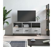 Mueble de tv | mueble de salón | mesa de tv madera de ingeniería gris hormigón 102x36x50 cm cfw48602
